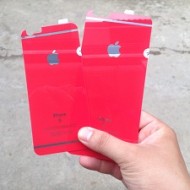 Miếng dán cường lực mặt sau iPhone 6s/6s Plus giả iPhone 8 đỏ