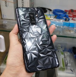 Miếng dán mặt sau Samsung Galaxy S9/S9 Plus 3D full vân kim cương