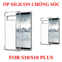 Ốp lưng Samsung S10/S10 Plus silicon trong chống sốc