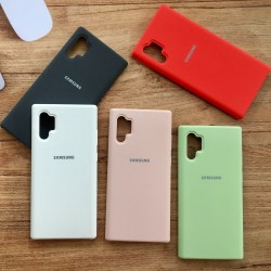 Ốp lưng silicon Samsung Galaxy Note 10 Plus chống bám bẩn
